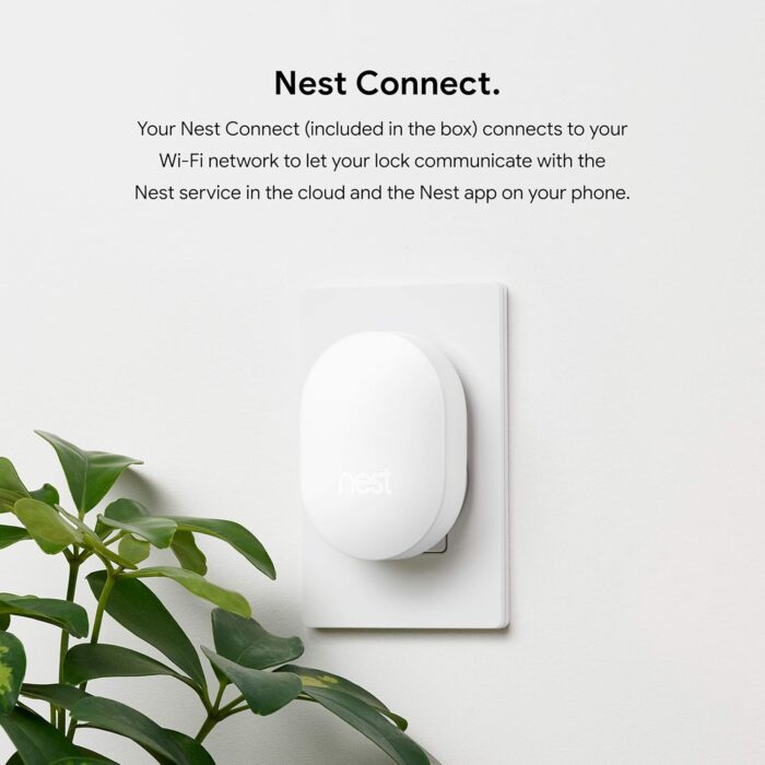 Google Nest x Yale Lock - Tamper-Proof Smart Lock for Keyless Entry - Keypad Deadbolt Lock for Front Door - Satin Nickel - Image 8