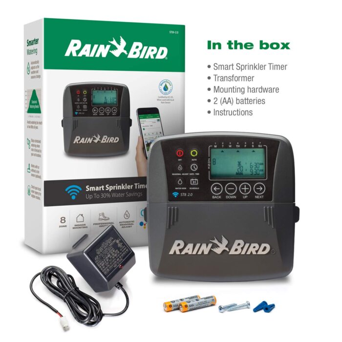 Rain Bird ST8I-2.0 Smart Indoor WiFi Sprinkler/Irrigation System Timer/Controller, WaterSense Certified, 8-Zone/Station, Compatible with Amazon Alexa - Image 6