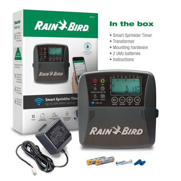 Rain Bird ST8I-2.0 Smart Indoor WiFi Sprinkler/Irrigation System Timer/Controller, WaterSense Certified, 8-Zone/Station, Compatible with Amazon Alexa - Image 8