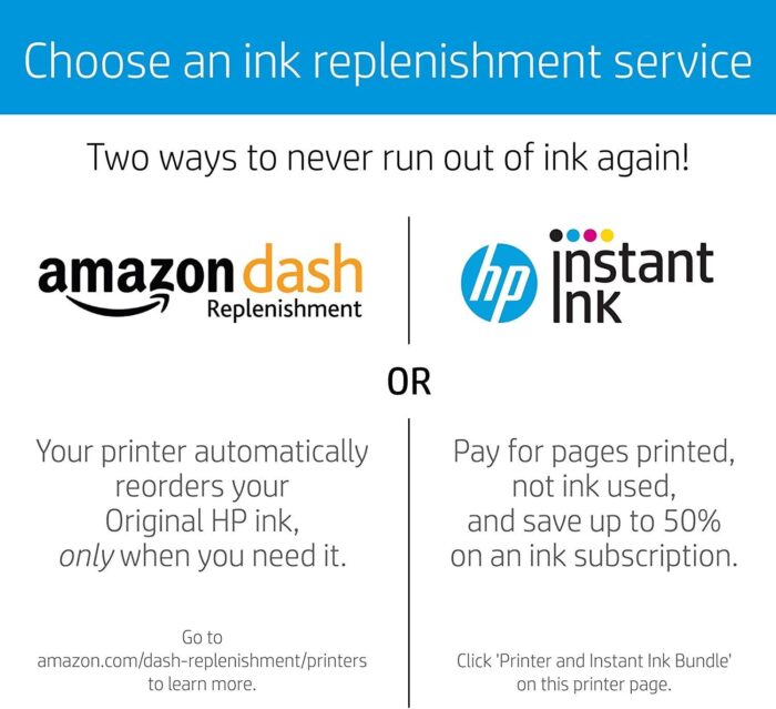 HP OfficeJet Pro 8720 All-in-One Wireless Printer, HP Instant Ink or Amazon Dash replenishment ready - Black (M9L74A) - Image 6
