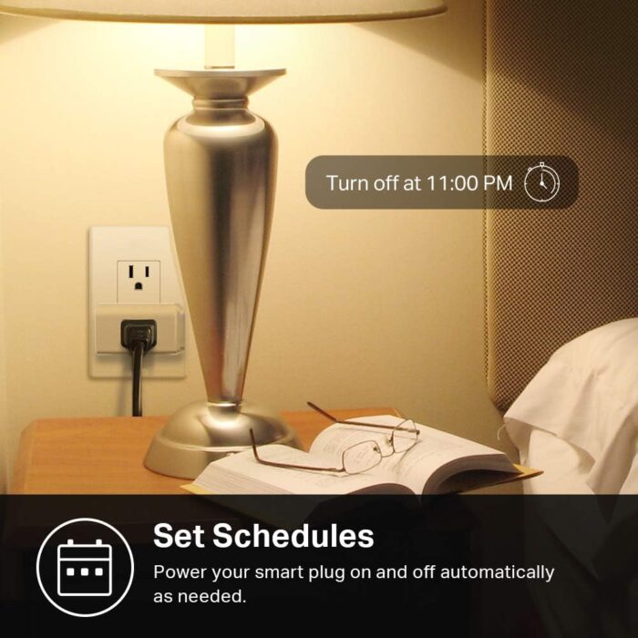 Kasa Smart Plug Mini with Energy Monitoring, Smart Home Wi-Fi Outlet Works with Alexa, Google Home & IFTTT, Wi-Fi Simple Setup, No Hub Required (KP115), White - Image 7