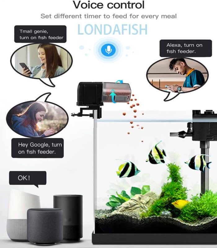 LONDAFISH Fish Feeder, Plastic, Multiple Pets - Image 4