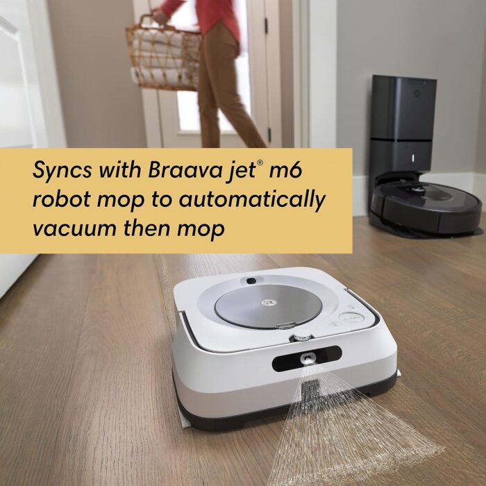 iRobot Roomba i7+ (7550) Robot Vacuum with Automatic Dirt Disposal - Empties Itself for up to 60 Days, Wi-Fi Connected, Smart Mapping, Works with Alexa, Ideal for Pet Hair, Carpets, Hard Floors - Image 12