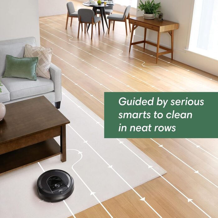 iRobot Roomba i7+ (7550) Robot Vacuum with Automatic Dirt Disposal - Empties Itself for up to 60 Days, Wi-Fi Connected, Smart Mapping, Works with Alexa, Ideal for Pet Hair, Carpets, Hard Floors - Image 6