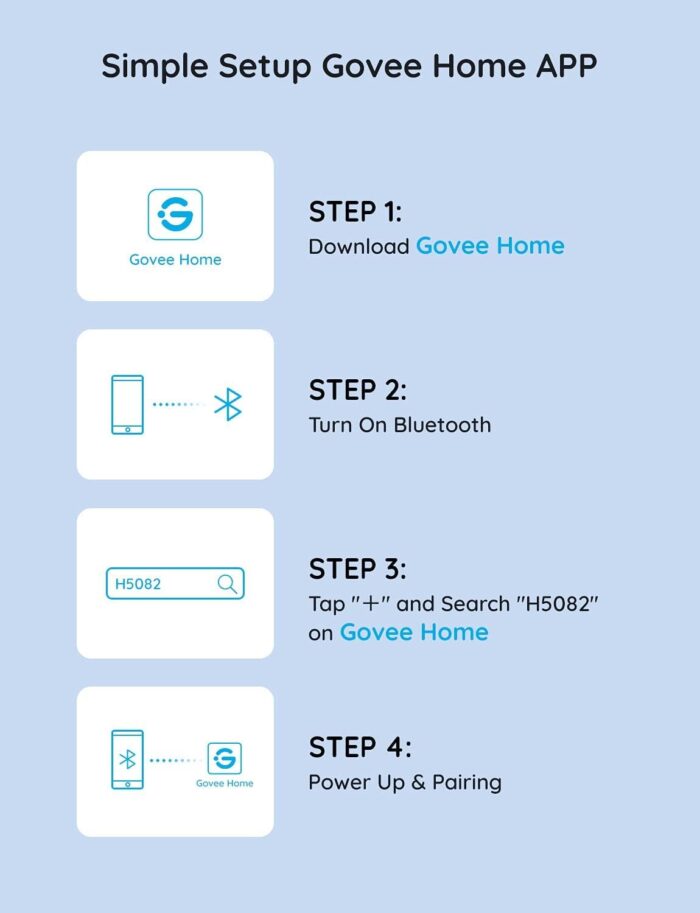 Govee Dual Smart Plug 4 Pack, 15A WiFi Bluetooth Outlet, Work with Alexa and Google Assistant, 2-in-1 Compact Design, Govee Home App Control Remotely with No Hub Required, Timer, FCC and ETL Certified - Image 9