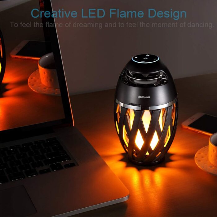 Gifts for Men, Him, Outdoor Bluetooth Speaker, Unique Gifts for Men Him Dad, Wireless Speaker Waterproof with Torch Light, BT5.0 with HD Audio and Enhance Bass, Birthdays Gifts for Men Her Women - Image 4