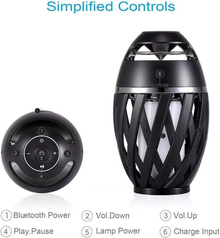 Gifts for Men, Him, Outdoor Bluetooth Speaker, Unique Gifts for Men Him Dad, Wireless Speaker Waterproof with Torch Light, BT5.0 with HD Audio and Enhance Bass, Birthdays Gifts for Men Her Women - Image 6