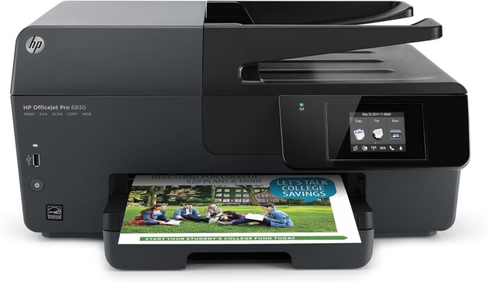 HP OfficeJet Pro 6830 Wireless All-in-One Photo Printer with Mobile Printing, HP Instant Ink & Amazon Dash Replenishment ready (E3E02A)