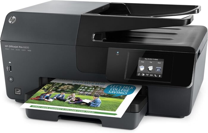 HP OfficeJet Pro 6830 Wireless All-in-One Photo Printer with Mobile Printing, HP Instant Ink & Amazon Dash Replenishment ready (E3E02A) - Image 2