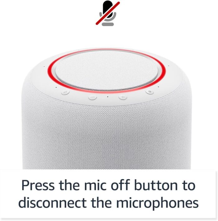 Amazon Echo Studio (newest model), Our best-sounding Alexa speaker, Perfect for living rooms, family rooms, and other large spaces, Glacier White - Image 6