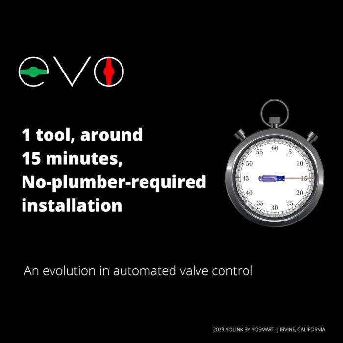 YoLink Smart Water Valve Controller, with Valve Operator, Easy No-Plumber DIY Installation, Remote Control, Compatible with Alexa/Google Assistant, IFTTT - YoLink Hub Required - Image 8