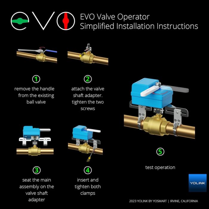 YoLink Smart Water Valve Controller, with Valve Operator, Easy No-Plumber DIY Installation, Remote Control, Compatible with Alexa/Google Assistant, IFTTT - YoLink Hub Required - Image 9