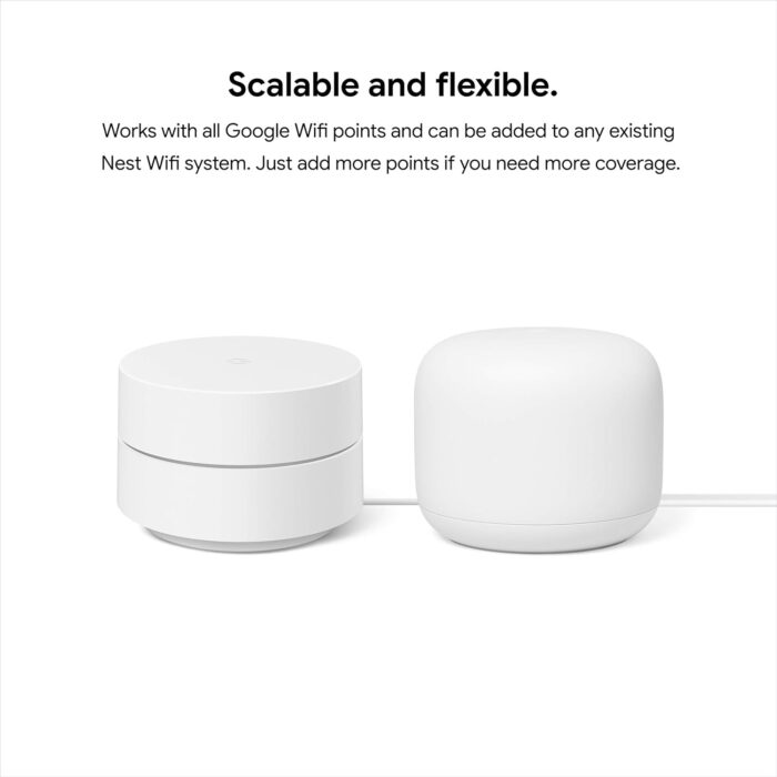 Google Wifi - AC1200 - Mesh WiFi System - Wifi Router - 1500 Sq Ft Coverage - 1 pack - Image 7