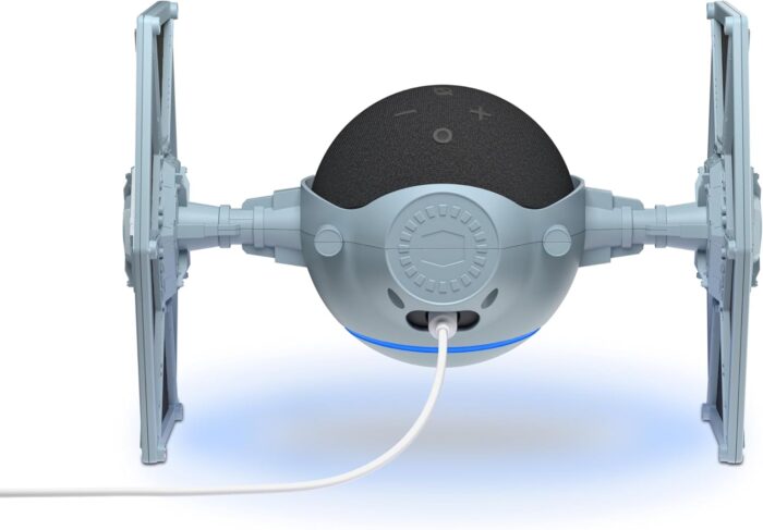 STAR WARS Echo Dot Bundle: Includes Echo Dot (5th Gen, 2022 release) | Charcoal and Limited Edition STAR WARS TIE Fighter Stand - Image 5