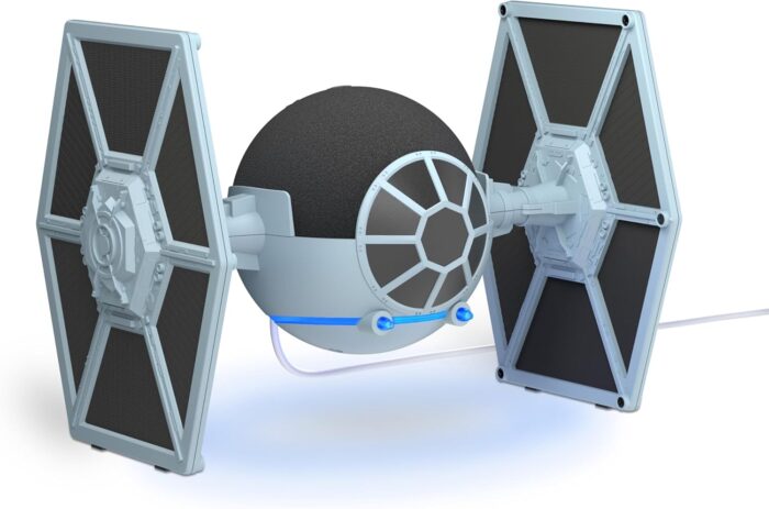 STAR WARS Echo Dot Bundle: Includes Echo Dot (5th Gen, 2022 release) | Charcoal and Limited Edition STAR WARS TIE Fighter Stand - Image 4