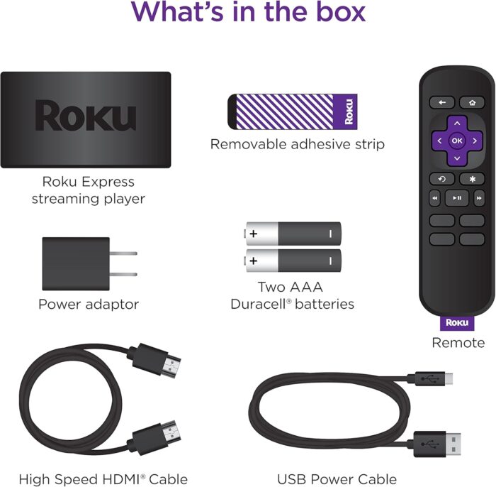 Roku Express | HD Roku Streaming Device with Simple Remote (no TV controls), Free & Live TV - Image 9