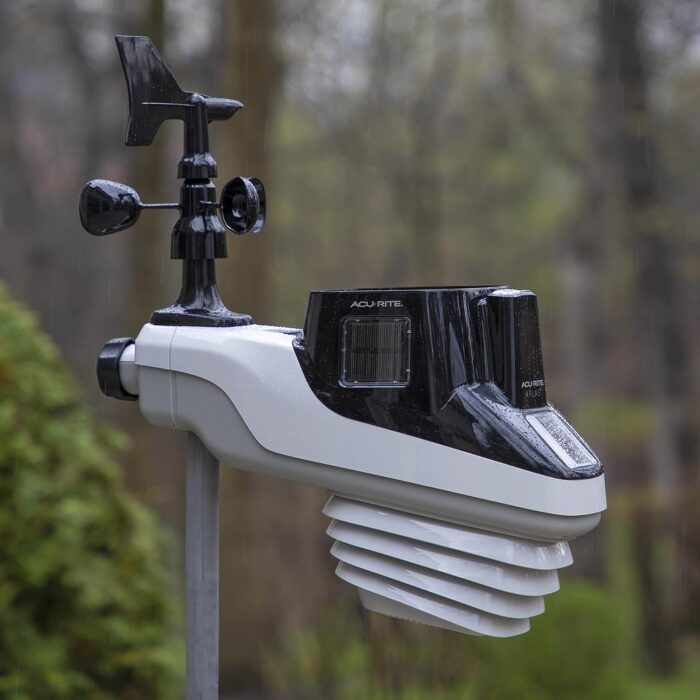 AcuRite Atlas Professional Weather Station with Direct-to-Wi-Fi HD Display, Lightning Detection, Built-In Barometer, and Temperature, Humidity, Wind Speed/Direction and Rainfall Measurements (01001M) - Image 7
