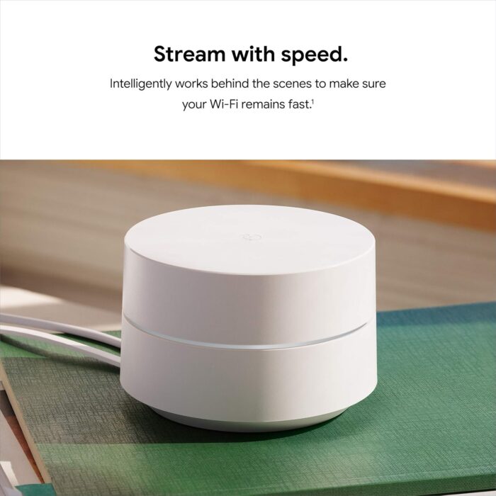 Google Wifi - AC1200 - Mesh WiFi System - Wifi Router - 1500 Sq Ft Coverage - 1 pack - Image 4